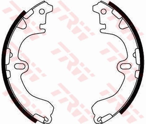 Bromsbackar, sats, Bakaxel Trw GS8291 TRW