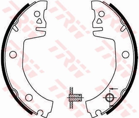 Bromsbackar, sats, Bakaxel Trw GS8300 TRW