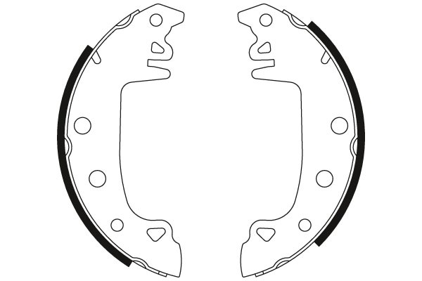 Bromsbackar, sats, Bakaxel Trw GS8315 TRW