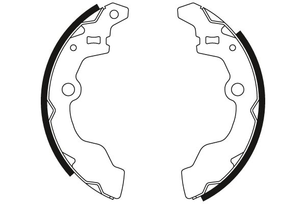 Bromsbackar, sats, Bakaxel Trw GS8431 TRW
