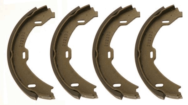Bromsbackar, sats, parkeringsbroms, Bakaxel Trw GS8482 TRW