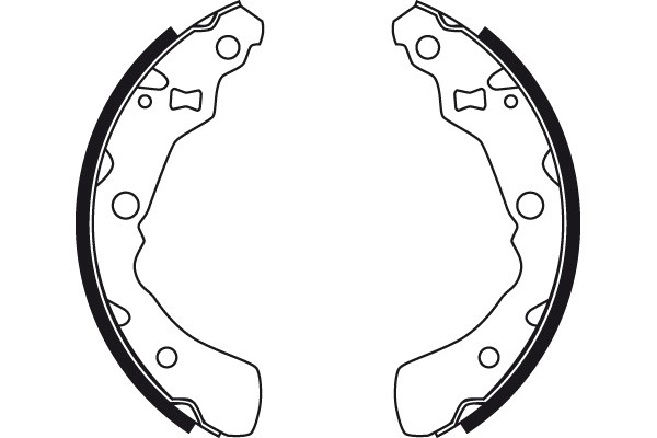 Bromsbackar, sats, Bakaxel Trw GS8490 TRW