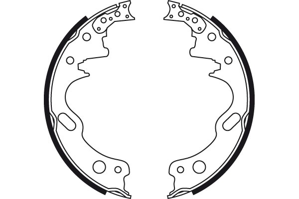 Bromsbackar, sats, Bakaxel Trw GS8499 TRW