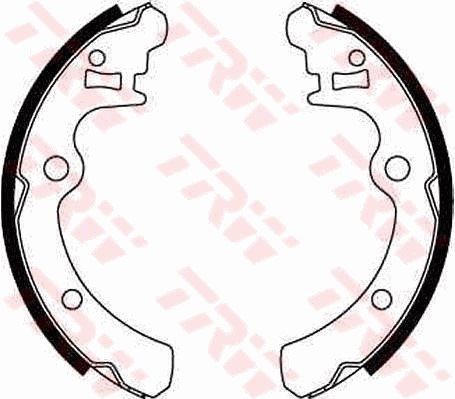 Bromsbackar, sats, Bakaxel Trw GS8506 TRW