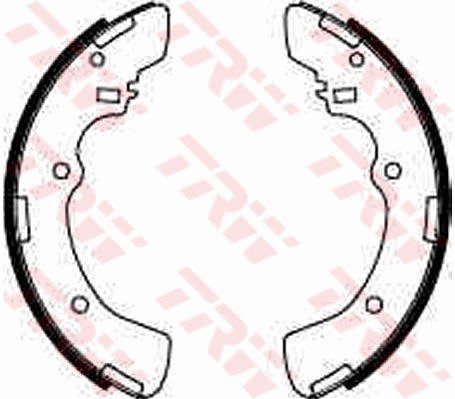 Bromsbackar, sats, Bakaxel Trw GS8516 TRW