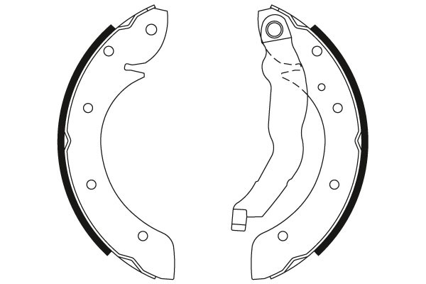 Bromsbackar, sats, Bakaxel Trw GS8528 TRW