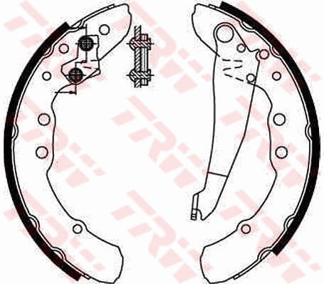 Bromsbackar, sats Trw GS8544 TRW