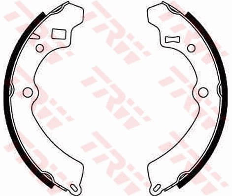 Bromsbackar, sats, Bakaxel Trw GS8548 TRW