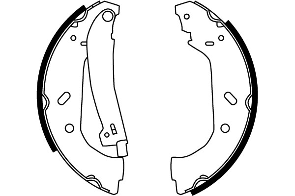 Bromsbackar, sats, Bakaxel Trw GS8563 TRW