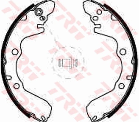 Bromsbackar, sats, Framaxel, Bakaxel Trw GS8587 TRW