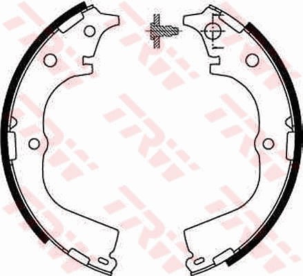 Bromsbackar, sats, Bakaxel Trw GS8593 TRW
