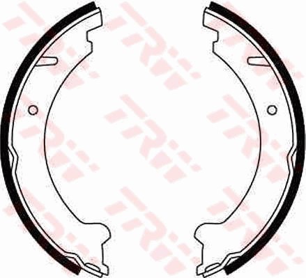 Bromsbackar, sats, parkeringsbroms, Bakaxel Trw GS8599 TRW