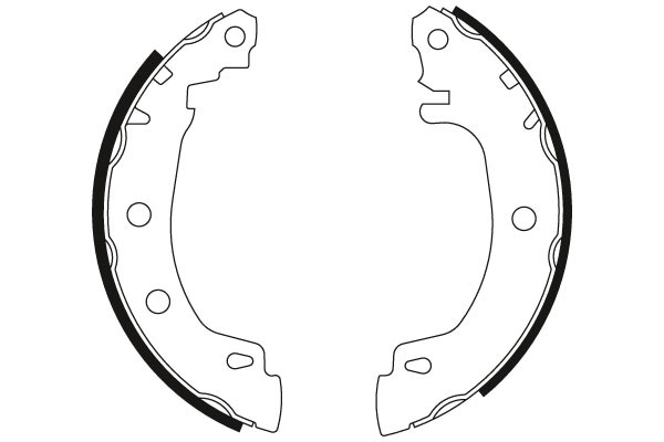Bromsbackar, sats, Bakaxel Trw GS8616 TRW