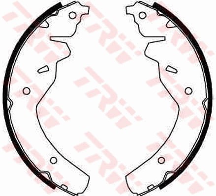 Bromsbackar, sats, Bakaxel Trw GS8660 TRW