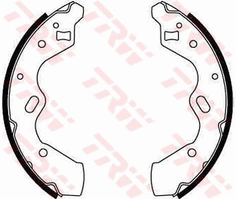 Bromsbackar, sats, Bakaxel Trw GS8663 TRW
