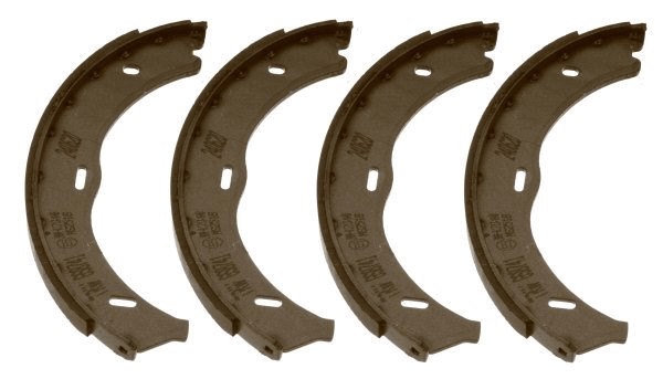 Bromsbackar, sats, parkeringsbroms, Bakaxel Trw GS8741 TRW