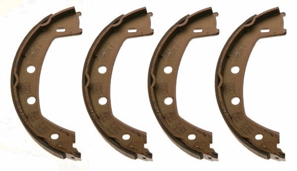 Bromsbackar, sats, parkeringsbroms, Bakaxel Trw GS8751 TRW