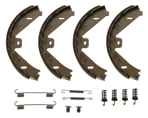 Bromsbackar, sats, parkeringsbroms, Bakaxel Trw GS8755 TRW