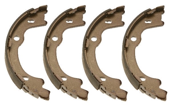 Bromsbackar, sats, parkeringsbroms, Bakaxel Trw GS8757 TRW