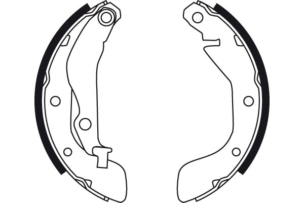 Bromsbackar, sats, Bakaxel Trw GS8760 TRW