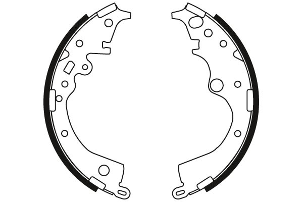 Bromsbackar, sats, Bakaxel Trw GS8770 TRW