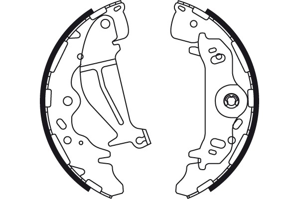 Bromsbackar, sats, Bakaxel Trw GS8774 TRW