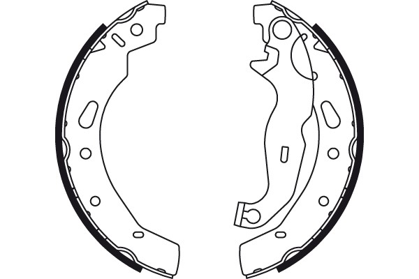 Bromsbackar, sats, Bakaxel Trw GS8787 TRW