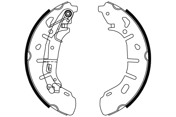 Bromsbackar, sats, Bakaxel Trw GS8799 TRW