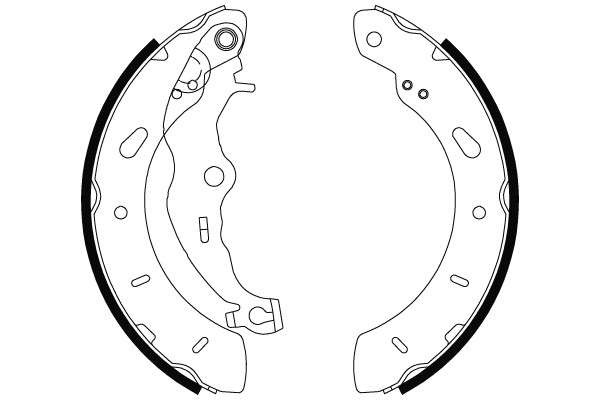 Bromsbackar, sats, Bakaxel Trw GS8806 TRW