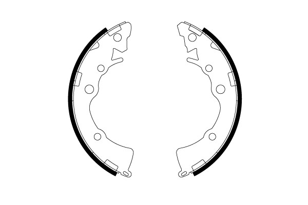 Bromsbackar, sats, Bakaxel Trw GS8812 TRW
