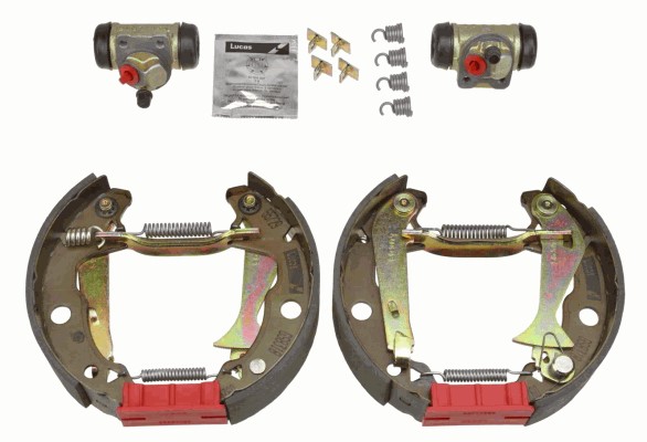 Bromsbackar, sats, Bakaxel Trw Superkit GSK1013 TRW