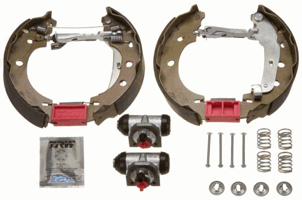 Bromsbackar, sats, Bakaxel Trw Superkit GSK1071 TRW