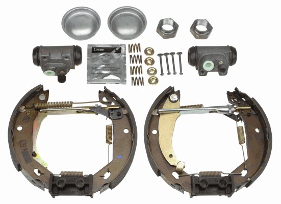 Bromsbackar, sats, Bakaxel Trw Superkit GSK1238 TRW