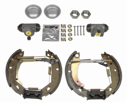Bromsbackar, sats, Bakaxel Trw Superkit GSK1247 TRW