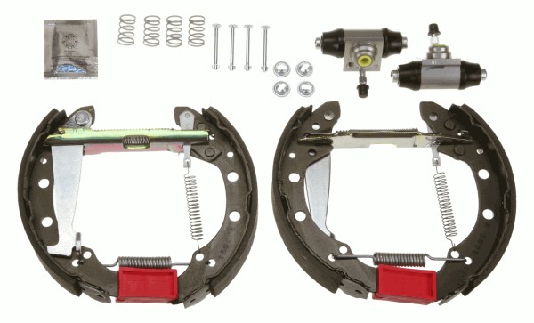 Bromsbackar, sats, Bakaxel Trw Superkit GSK1404 TRW