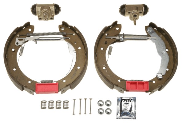 Bromsbackar, sats, Bakaxel Trw Superkit GSK1555 TRW