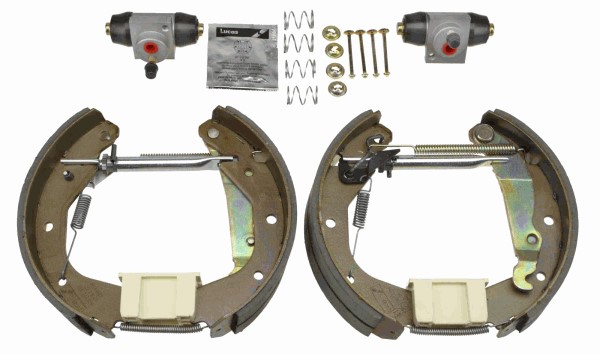 Bromsbackar, sats, Bakaxel Trw Superkit GSK1611 TRW