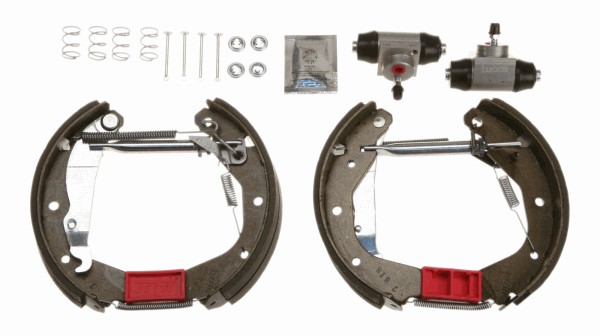 Bromsbackar, sats, Bakaxel Trw Superkit GSK1611 TRW