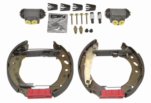 Bromsbackar, sats, Bakaxel Trw Superkit GSK1657 TRW
