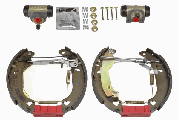 Bromsbackar, sats, Bakaxel Trw Superkit GSK1733 TRW