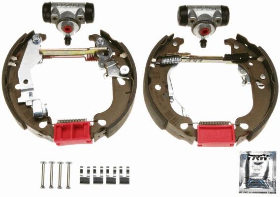 Bromsbackar, sats, Bakaxel Trw Superkit GSK1743 TRW