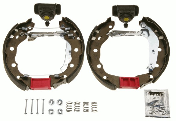 Bromsbackar, sats, Bakaxel Trw Superkit GSK1962 TRW