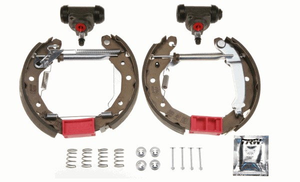 Bromsbackar, sats, Bakaxel Trw Superkit GSK2603 TRW