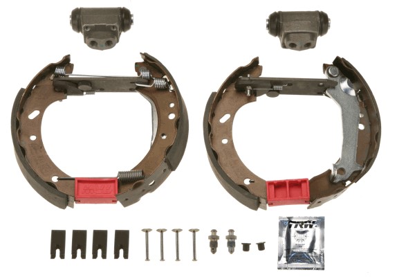 Bromsbackar, sats, Bakaxel Trw Superkit GSK2630 TRW