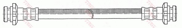 Bromsslang, Framaxel, Bakaxel, Höger, Vänster Trw PHA108 TRW