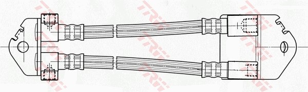 Bromsslang, Bakaxel, Mitt Trw PHA496 TRW