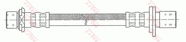Bromsslang, Bakaxel, Bakaxel höger, Höger Trw PHA556 TRW Bromsslang, Bakaxel, Bakaxel höger, Höger Trw PHA556 TRW