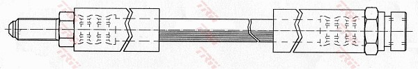 Bromsslang, Framaxel Trw PHB195 TRW