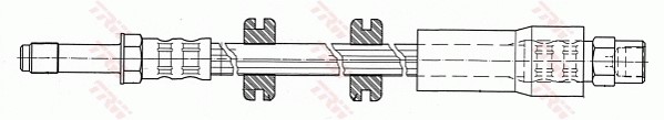 Bromsslang, Framaxel, Bakaxel, Ytter, Höger, Vänster Trw PHB446 TRW Bromsslang, Framaxel, Bakaxel, Ytter, Höger, Vänster Trw PHB446 TRW