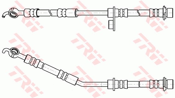 Bromsslang, Framaxel, framaxel vänster, Vänster Trw PHD1055 TRW Bromsslang, Framaxel, framaxel vänster, Vänster Trw PHD1055 TRW